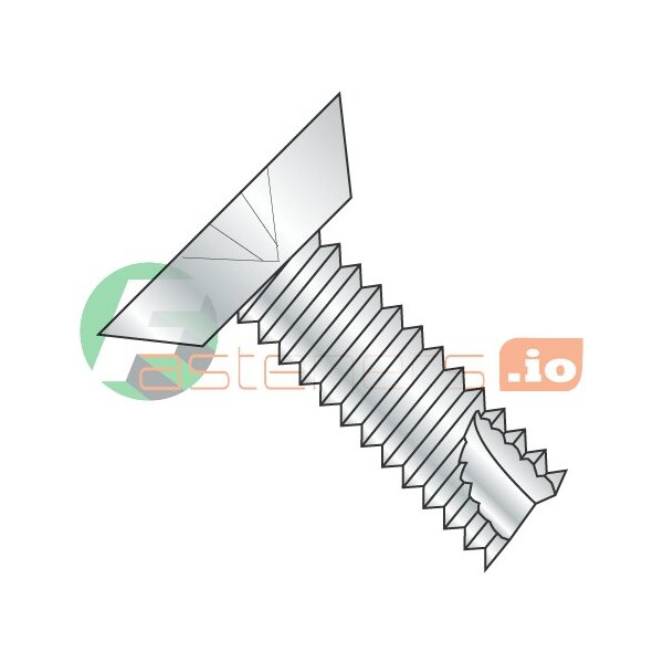 Newport Fasteners Thread Cutting Screw, #12-24 x 1 in, Zinc Plated Steel Flat Head Phillips Drive, 3000 PK 646646 - main